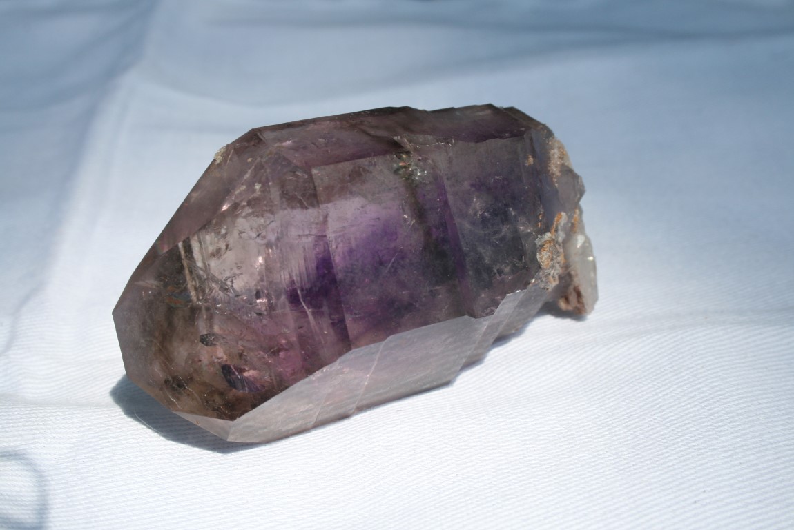 Brandberg Amethyst with Phantom blocks radioactive waves 4957